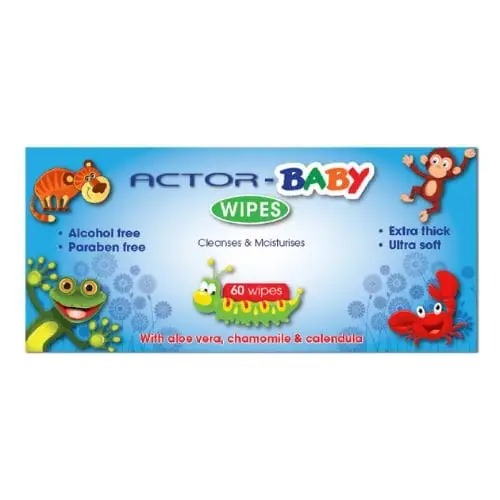 ACTOR KIDS BABY WIPES 60