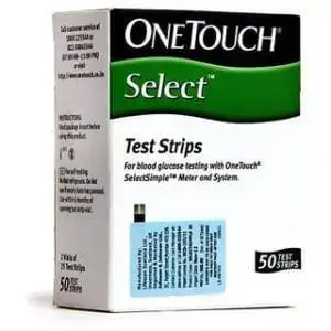 ONE TOUCH SELECT TEST STRIPS 50